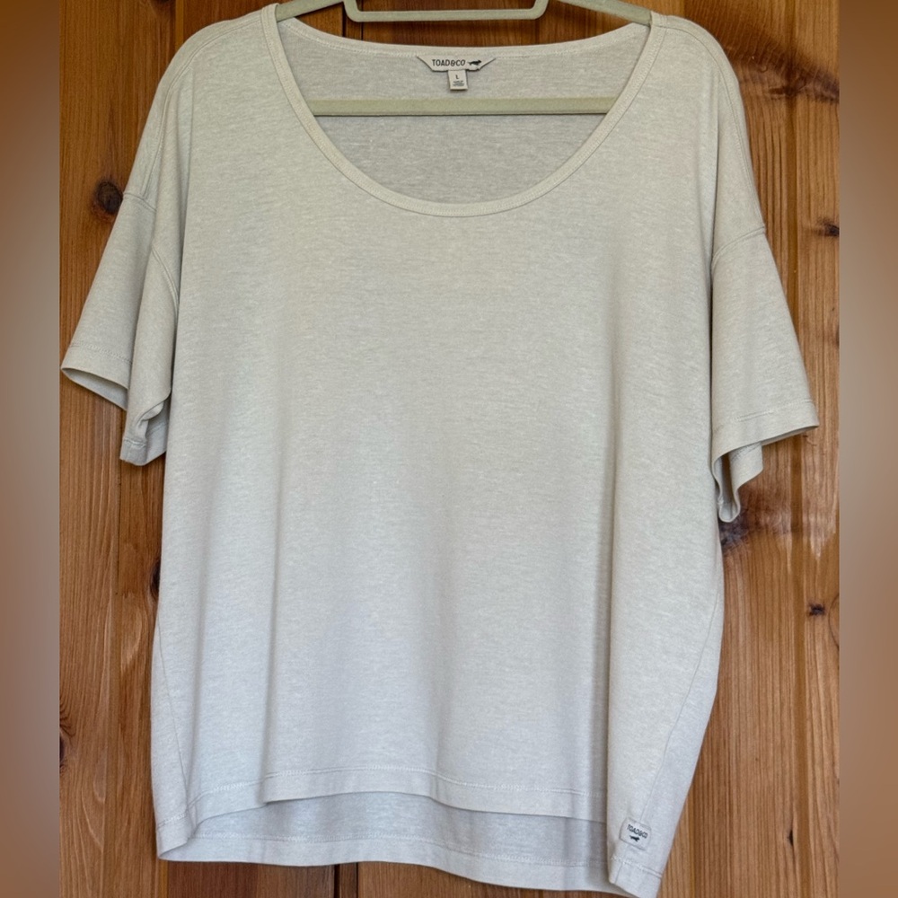 Toad&Co Women's Cream Short Sleeve Tee
